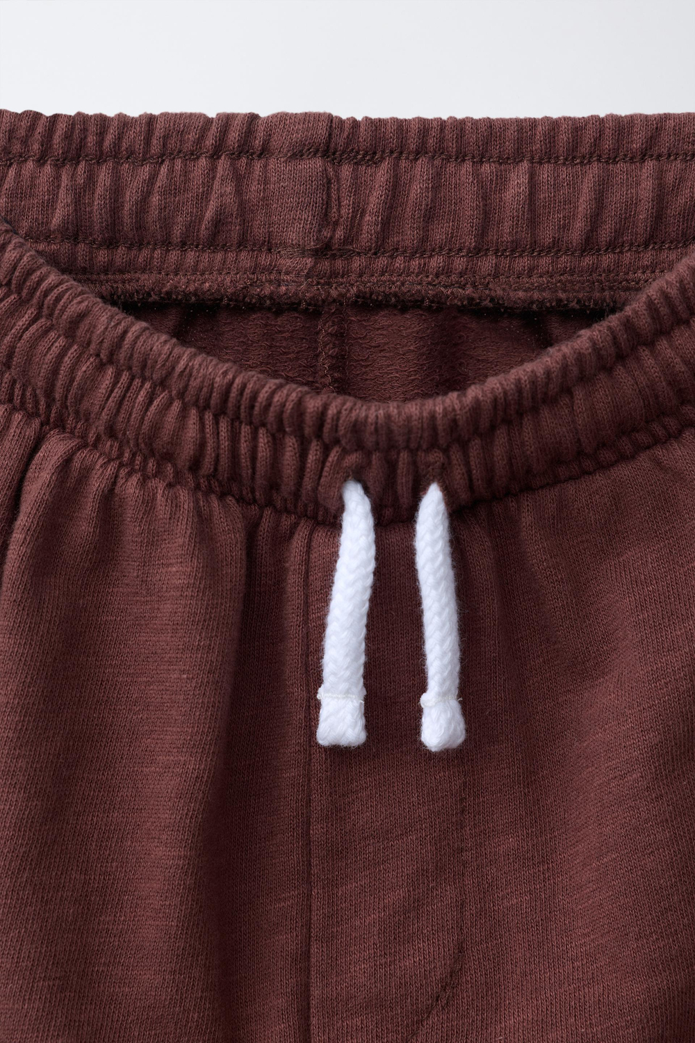 ZARA ШОРТЫ ИЗ МЯГКОЙ ТКАНИ С КОНТРАСТНЫМИ ВСТАВКАМИ, ГОЛУБОЙ