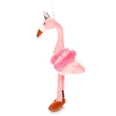 Мягкая игрушка "Фламинго в Юбочке и Короне" 26см (Maxitoys)