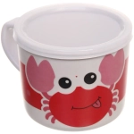 Набор детской посуды из бамбука 5 предметов «Крабик»