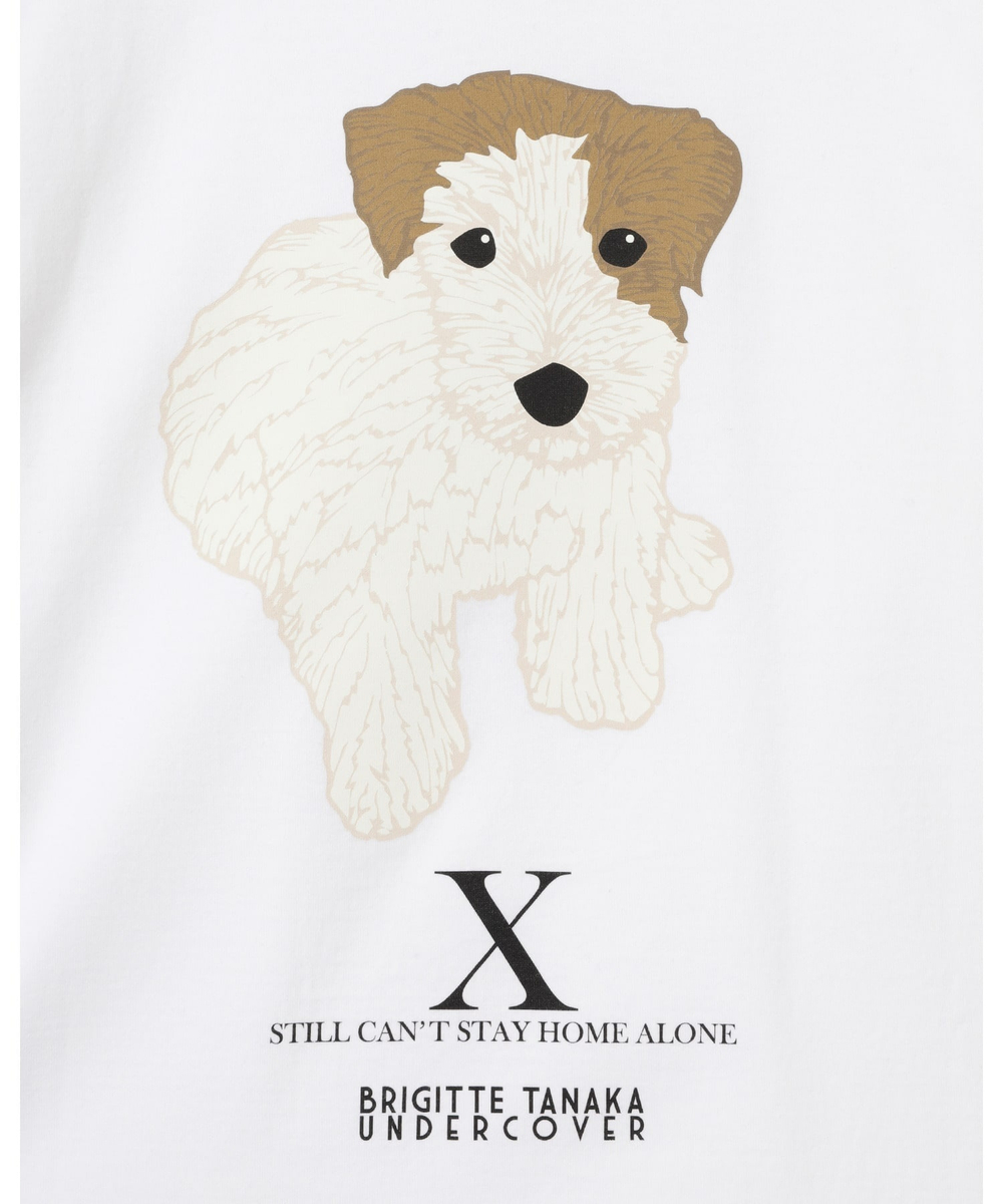 UNDERCOVER x BRIGITTE TANAKA ФУТБОЛКА БЕЖЕВАЯ