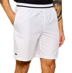 Мужские теннисные шорты Lacoste Tennis X Novak Djokovic - white/buffalo