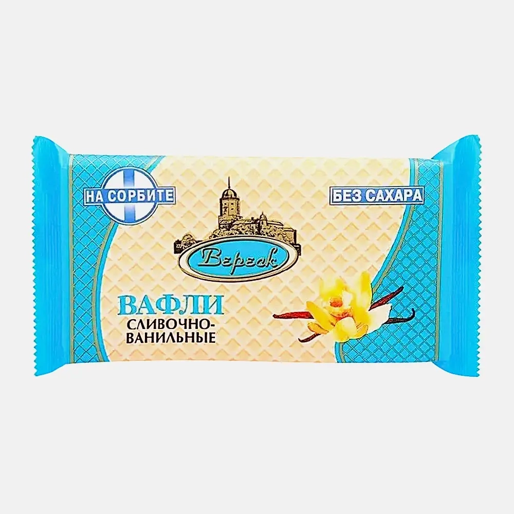 Вафли на сорбите Вереск Сливочно-ванильные 105г