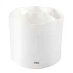 Органайзер DELI 118х118х120 мм, на 5 отделений, вращающийся, белый