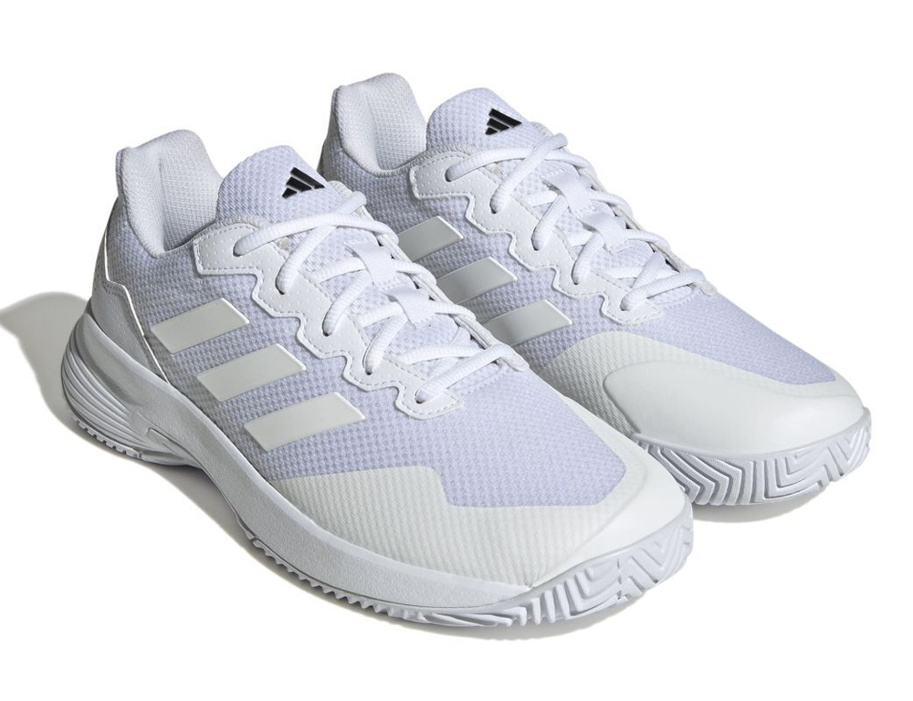 Теннисные кроссовки Adidas GameCourt 2 M - cloud white/matte silver - White