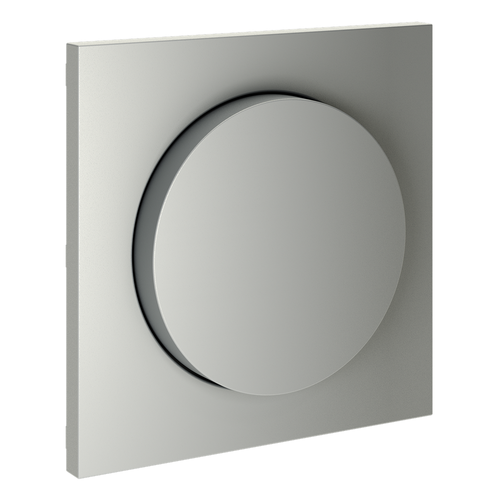 Накладка для светорегулятора поворотно-нажимного, S70 (сталь)