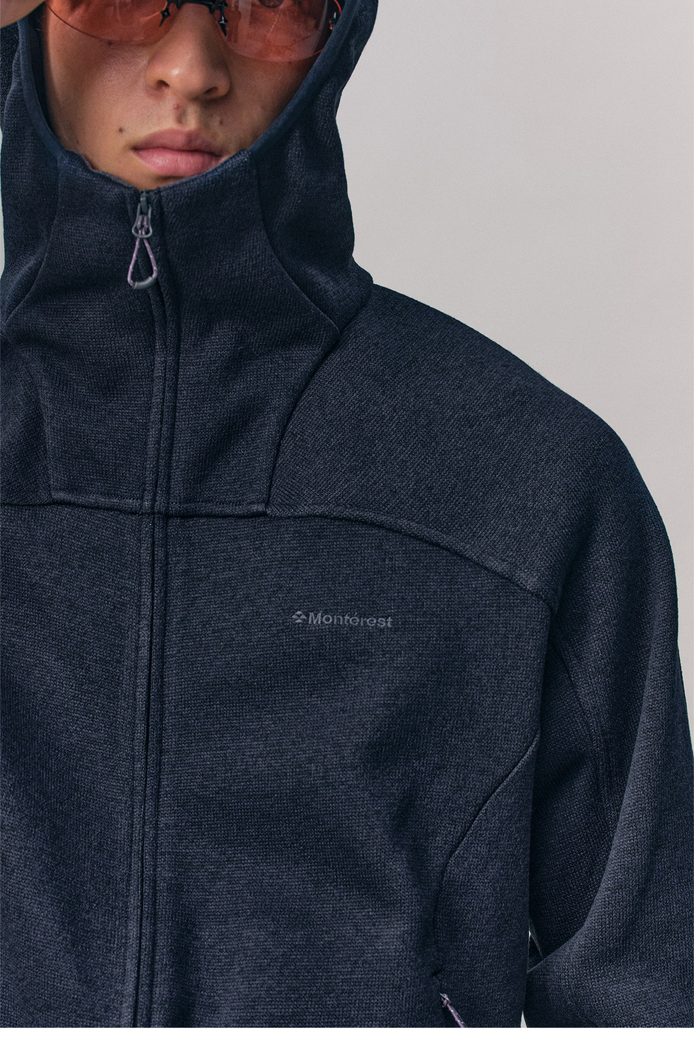 Худи Nothomme Monterest Fleece-Lined синий