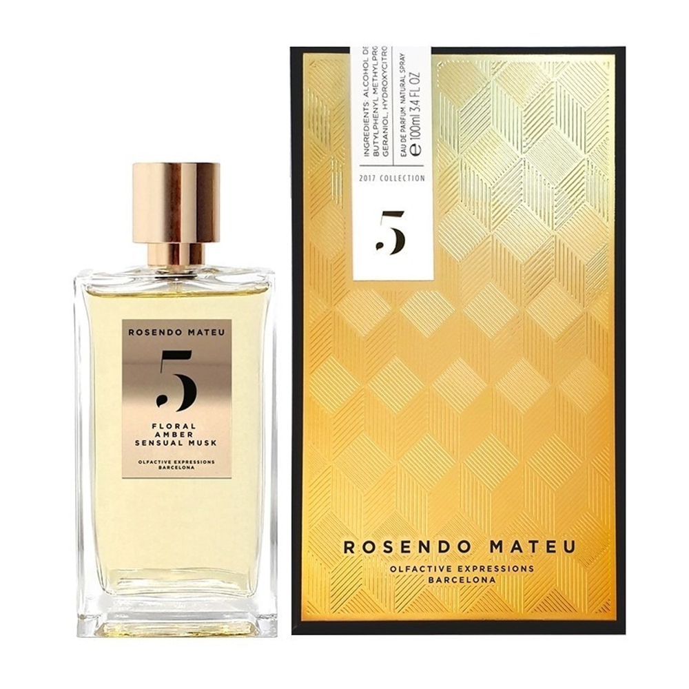 Rosendo Mateu Olfactive Expressions Nº 5 Floral, Amber, Sensual Musk EDP