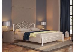 Полутораспальная кровать Виктори 4 140х200 белая