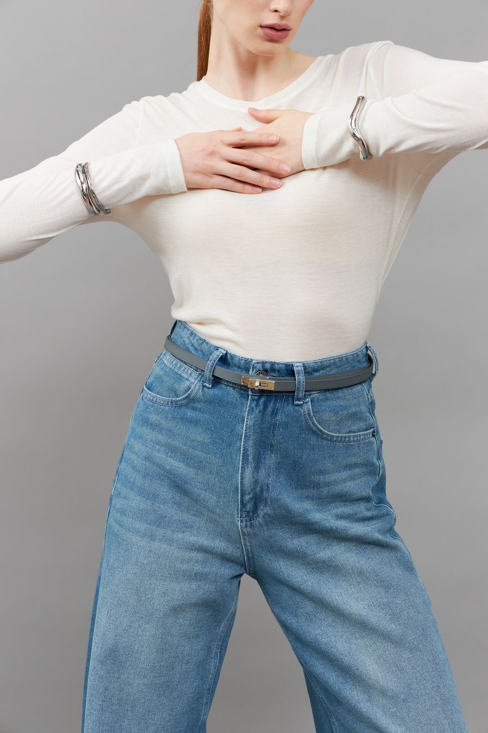 ТОНКИЙ РЕМЕНЬ В ДВА ОБОРОТА D.GREY