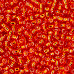 Японский бисер TOHO Round 15/0 (№25), с внутренним серебрением, прозрачный