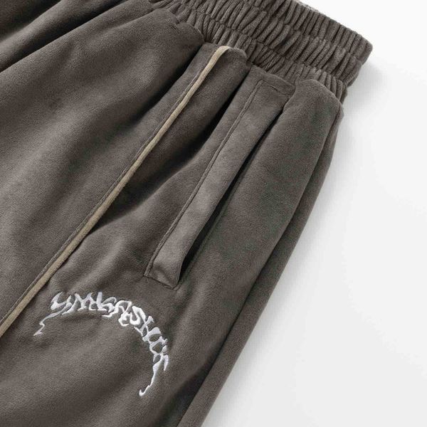 Брюки Велюровые Puff серые - фото 4