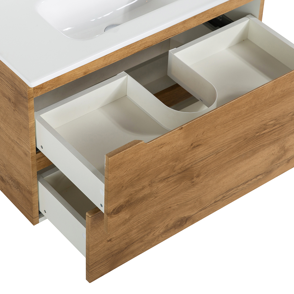 Тумба подвесная с раковиной BelBagno ETNA39-500/390-2C-SO-RN-P+BB500/390ETL