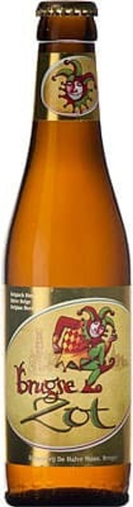 Пиво Брюгге Зот Блонд / Brugse Zot Blond 0.33 - стекло