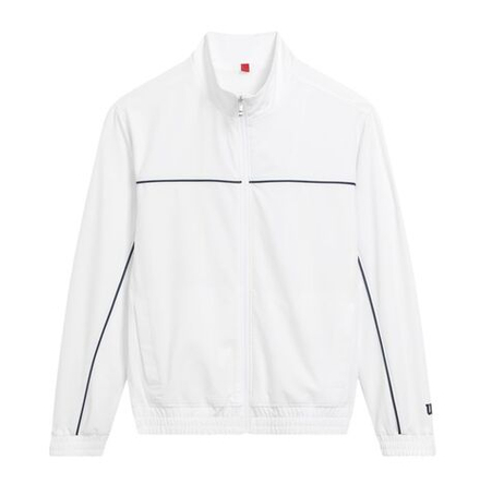 Детская теннисная толстовка Wilson Youth Team Woven - bright white