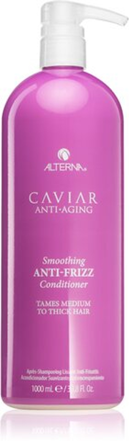 Alterna Caviar Anti-Aging Smoothing Anti-Frizz - увлажняющий кондиционер для непослушных и вьющихся волос /   1000  ml  / GTIN 873509027973