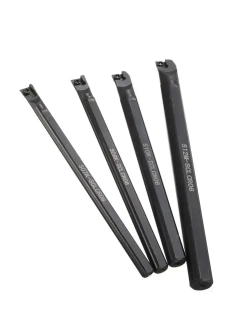 4 комплекта держателей токарного станка SCLCR 7/8/10/12 мм + 10 шт. CCMT 0602 набор держателей инструмента для токарных станков