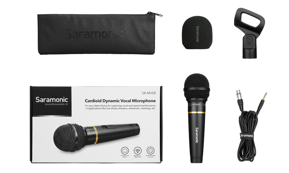 Микрофон Saramonic SR-MV58 кардиоидный динамический вокальный