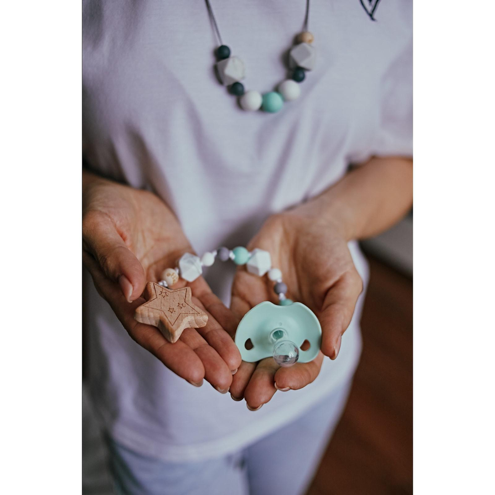 4780679 Соска-пустышка классическая, силикон, от 3 мес., с колпачком, МИКС для мальчика