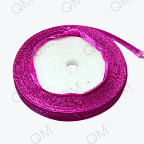 Лента атласная 6 мм 25 ярд (фиолетовый) №34