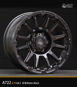 Диск колёсный литой AGILITY FORCE А722 R18 8.5 ET0 Dark Matte Tint