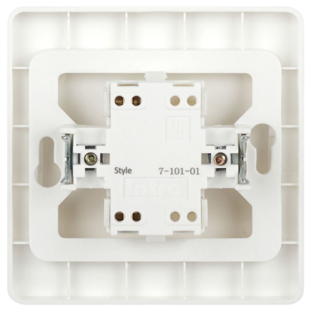 Выключатель Intro Style 7-101-01 10А-250В, IP20, СУ, белый | Intro