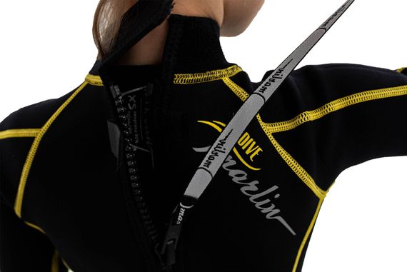 Гидрокостюм детский Marlin Malibu Junior 2,5 мм черно-желтый