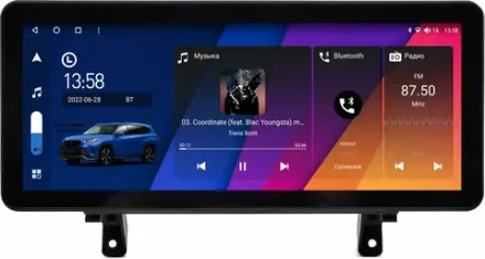 Магнитола для Opel Astra H (вместо бортовика) - Canbox H-Line 1920 монитор 12.3" QLED в стиле Audi на Android 10, ТОП-процессор, CarPlay, 4G SIM-слот