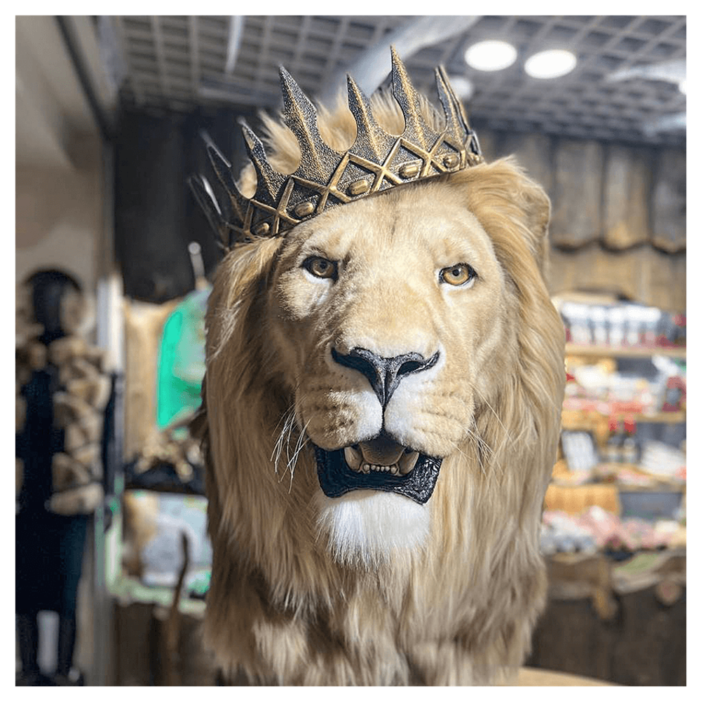 Реплика головы «Африканский лев» король