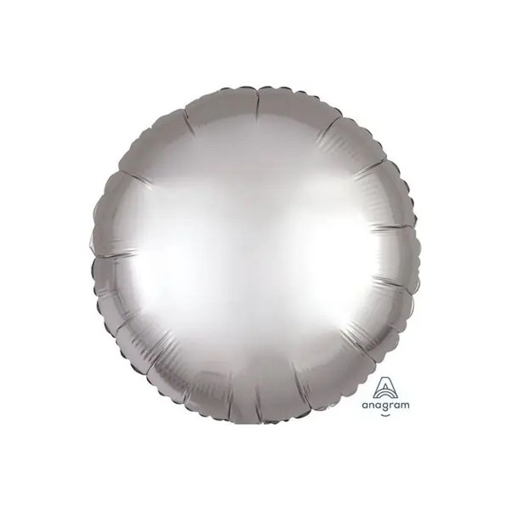 Круг Сатин Серебро An 18" 