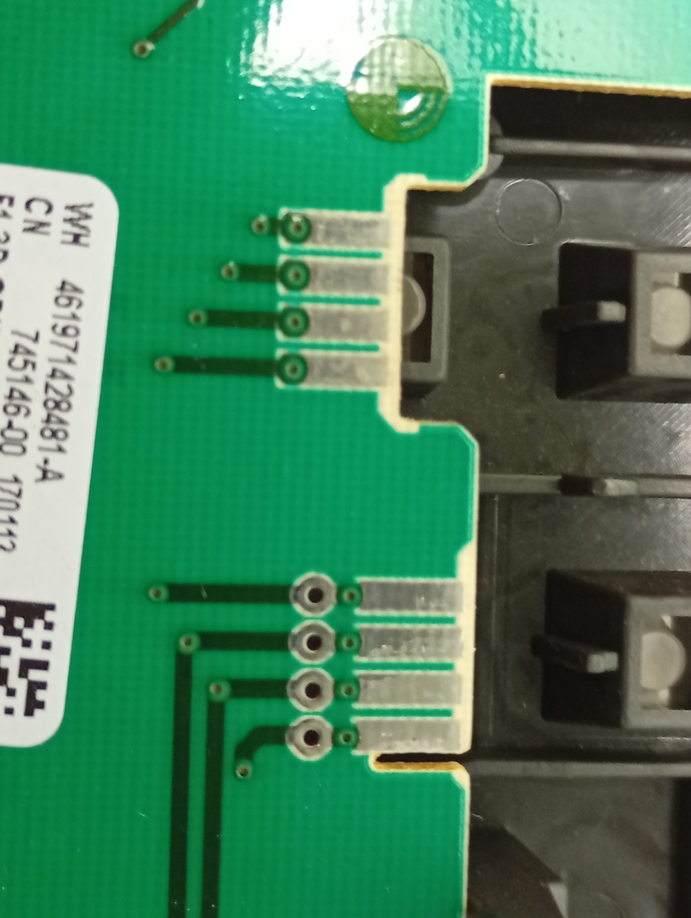 AWS71212 кт20 Плата индикации в сборе стиральной машины Whirlpool 461971428481 б/у