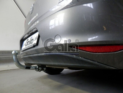 Фаркоп оцинкованный Galia A048A для Volkswagen Golf хетчбек 5 дв., Audi A3 хетчбек 3/5 дверей 2012- (паспорт и сертификат в комплекте)(без электрики)