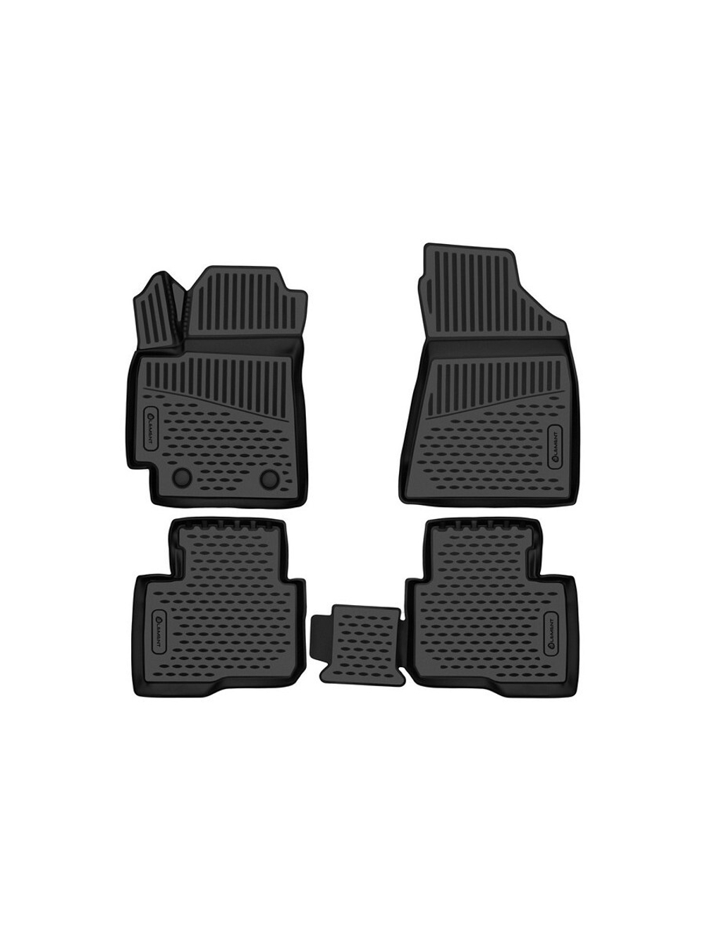 Коврики в салон для CHANGAN Alsvin V7 2023- 4шт. (полиуретан) ELEMENT3DAN0622210K