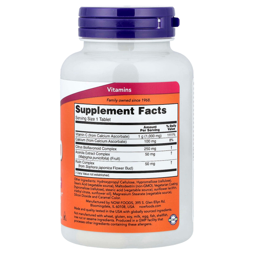 NOW Foods, Буферизованный комплекс C-1000, 90 таблеток