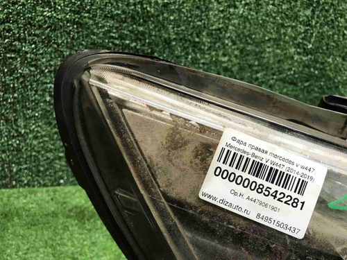 Битая Фара правая Mercedes V w447 (2014-н.в.) LED