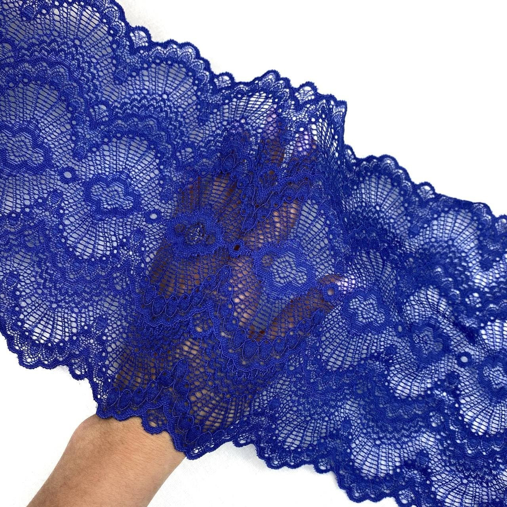 Кружево эластичное василек 19 см