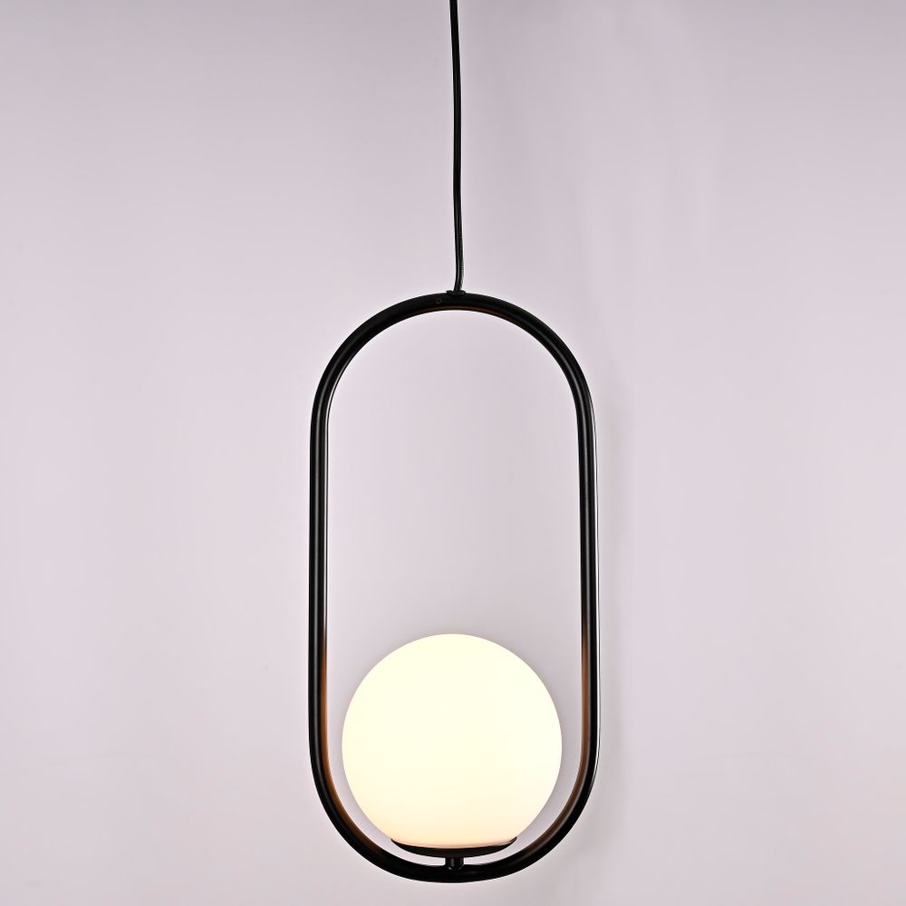 Подвесной Светильник Matthew Mccormick Hoop 40 Black Mila Pendant By Imperiumloft