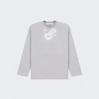 Лонгслив UNIFORM Thermo Minilogo, серо-розовый/белый