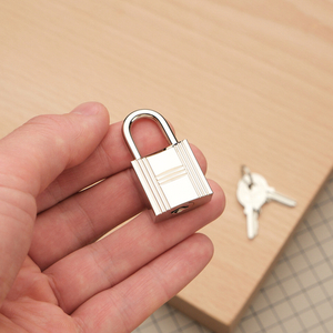 Замок для сумки HERMES (top grade), цвет серебро