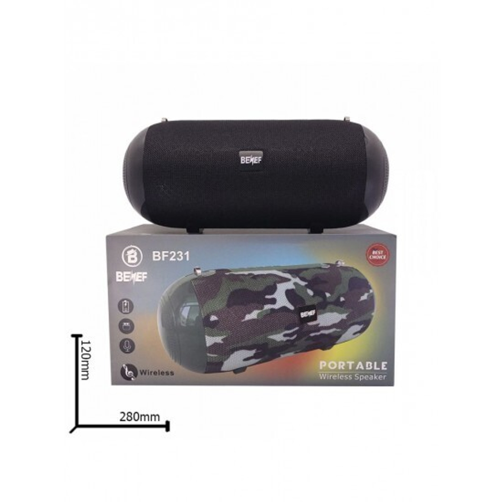 Портативная колонка BENEF BF-231 013217 Черный