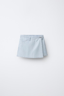 ZARA ЮБКА-ШОРТЫ В ПОЛОСКУ, ПОЛОСКИ