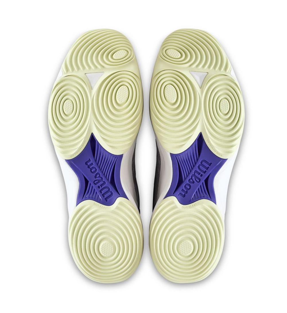 Мужские кроссовки для Падел Wilson Hurakn Pro V2 - gray dawn/black/tender yellow