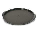 Камень для пиццы ребристый Emile Henry Charcoal, 40 см