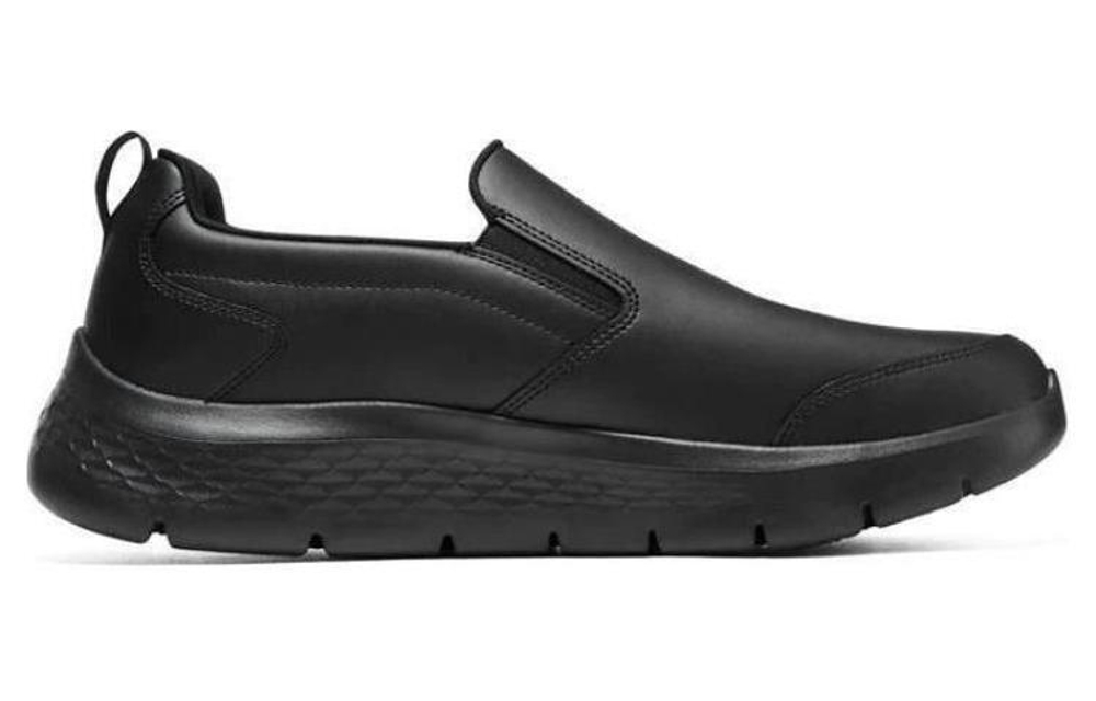 Skechers Skechers Go Walk Flex pedal sports shock absorption non-slip wear-resistant balance lightweight low-cut life casual shoes men's black