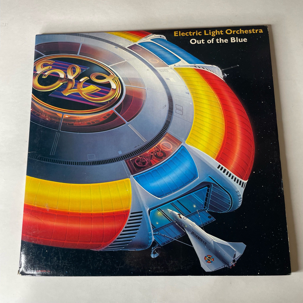 Винтажная виниловая пластинка LP Electric Light Orchestra ELO Out Of The Blue (США 1977) (Полный Комплект, Игрушка, Постер) Mr. Blue Sky
