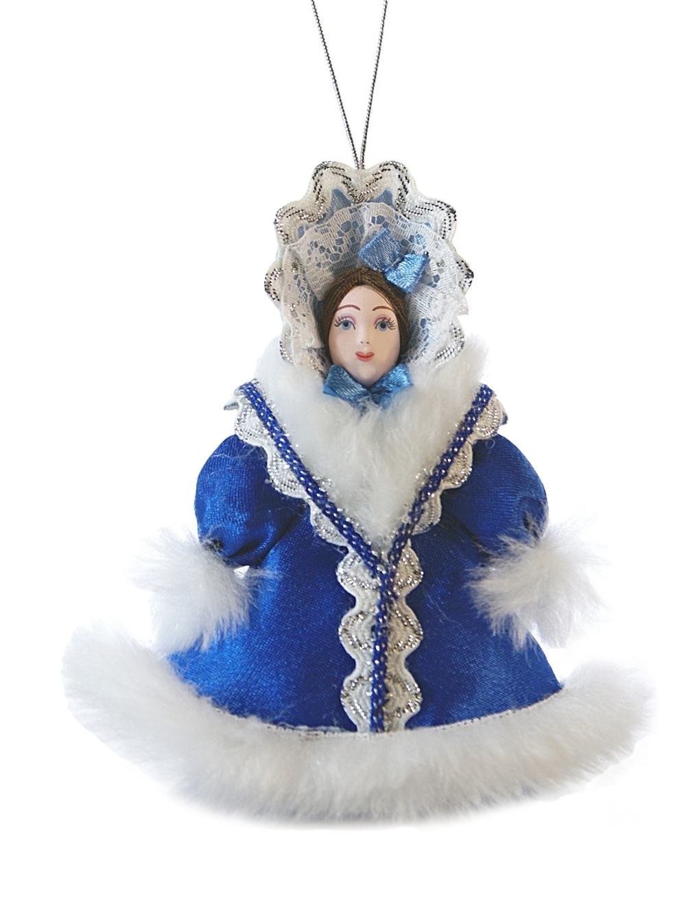 Кукла-подвеска Барышня в шубке