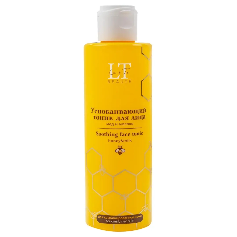 Успокаивающий тоник для лица мед и молоко для комбинированной кожи La &amp; Te BEAUT? La and Te beaute LT-1206