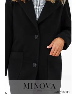 Пальто 2143-черный Minova