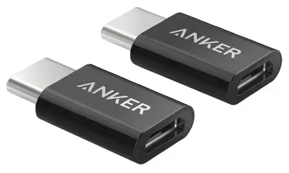 Переходник Anker PowerLine USB-C to Micro USB Чёрный