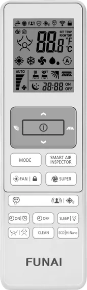 Сплит-система Funai RAC-I-EU35HP.D01/S/RAC-I-EU35HP.D01/U Emperor Up Smart Eye Inverter