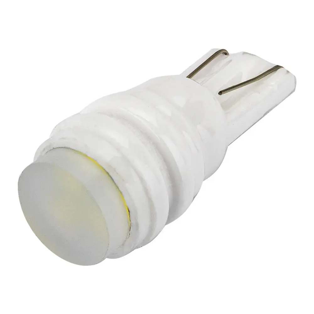 Лампочка светодиодная T10- Ceramic -1 12v белая KING T10- Ceramic -1 W